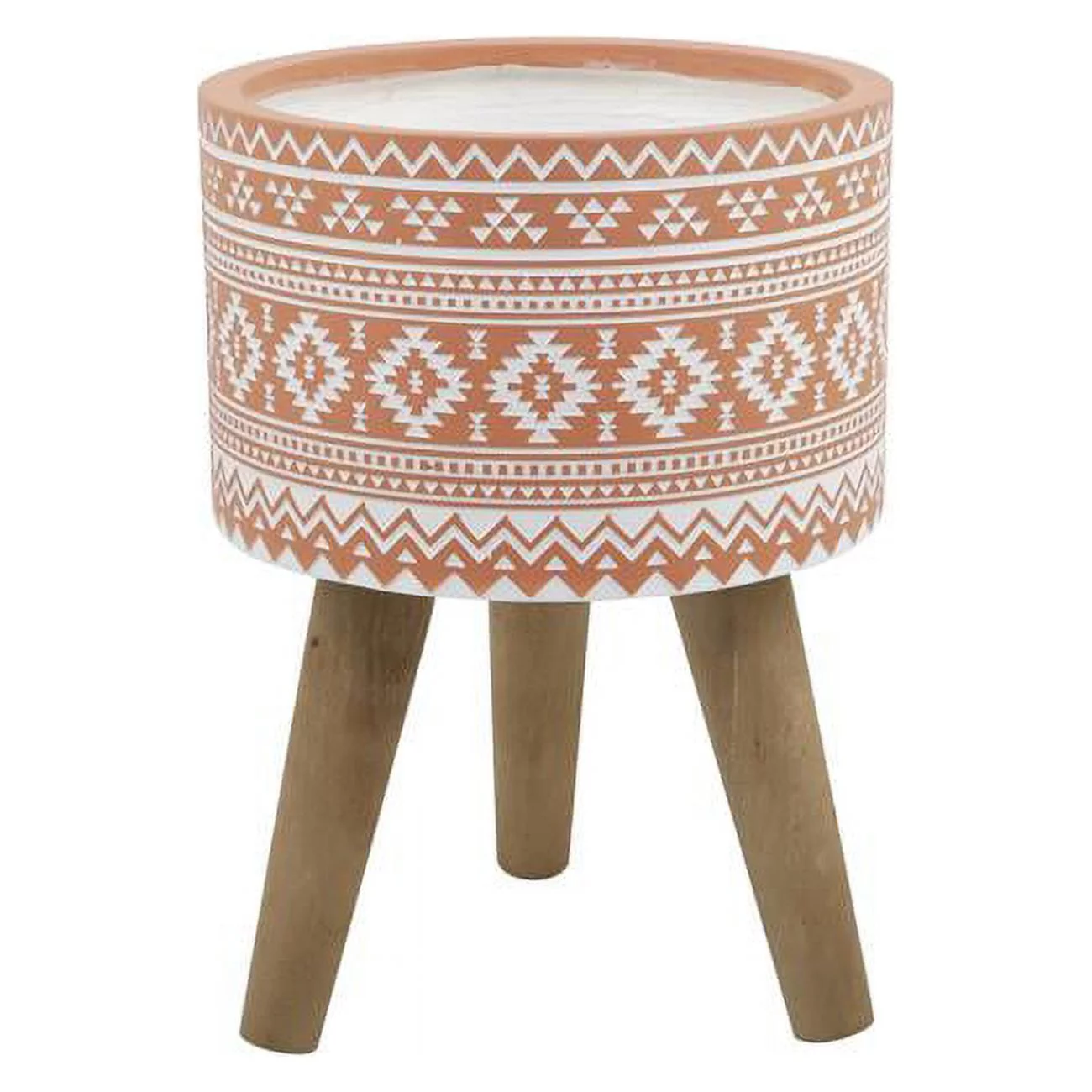 Flora Bunda  10' Sierra Fiberglass planter,Orange