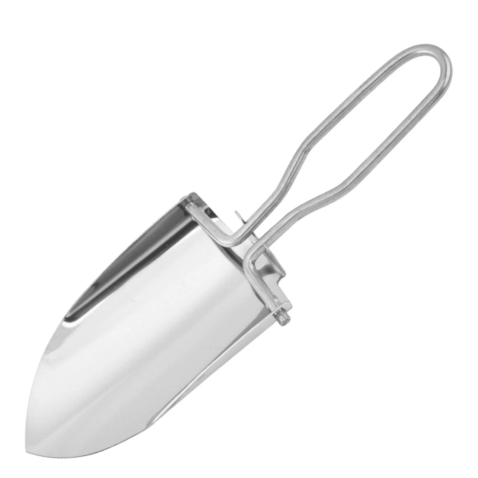 simhoa Gardening Trowel Folding Comfortable Tool Collapsible Portable Handy, Foldable,Metal,Camping Mini Spade for Traveling Outdoor