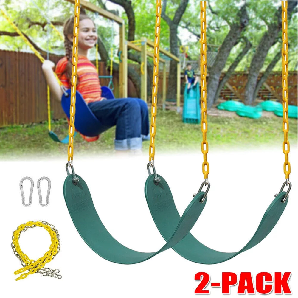 Brand New 2 PCS Outdoor Heavy Duty Swing Swinging Seat Kit Set Accessories Replacement