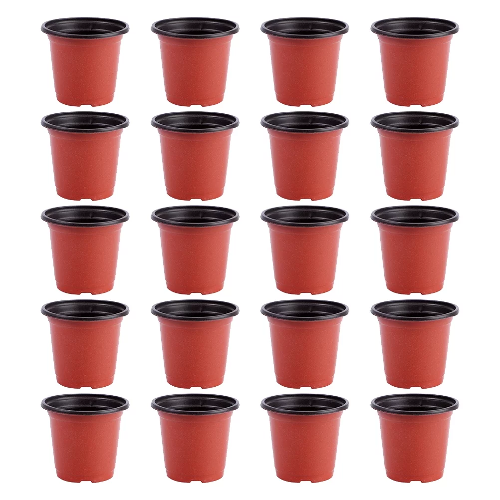 Frcolor Pots Flower Plastic Pot Plant Planter Garden Basin Nursery Plants Containers Grow Succulent Container Planting Seeding