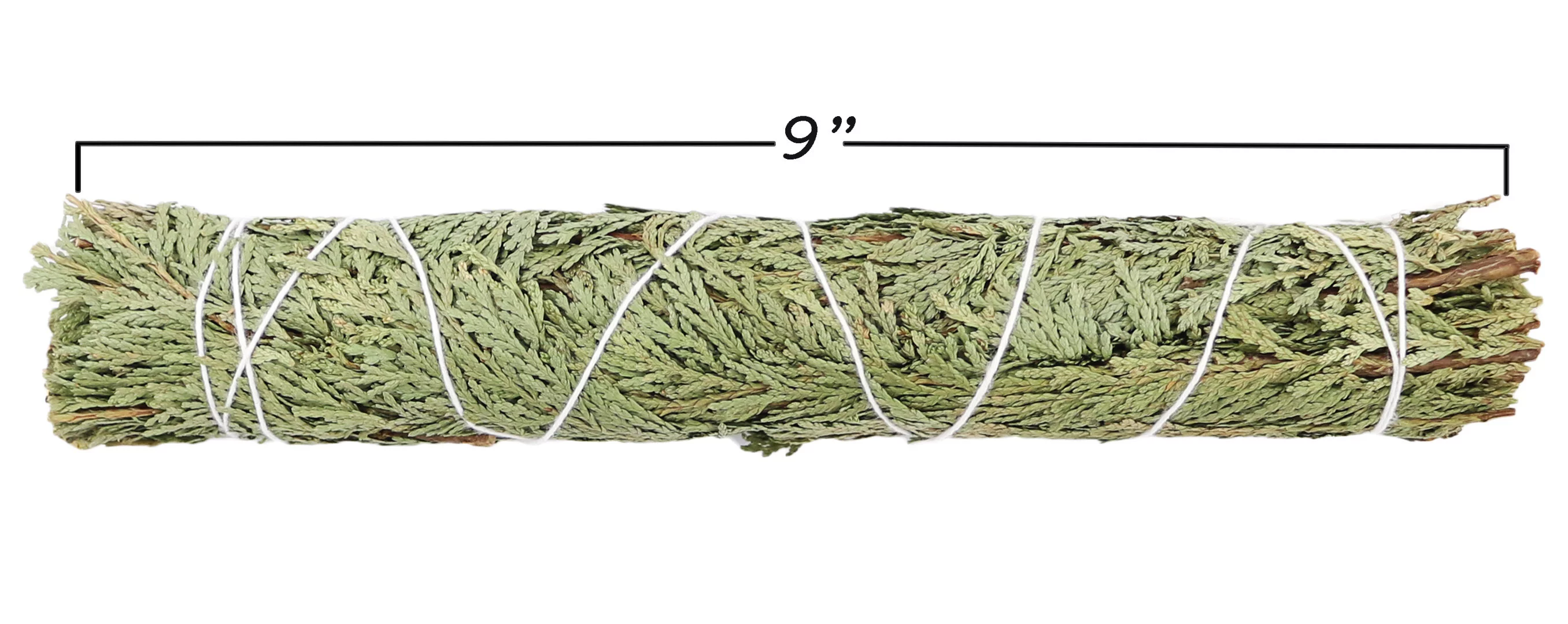 9 Inch Cedar Smudge Stick for Home Cleansing & Negative Energy Clearing | Large Smudging Wands Meditation Purification