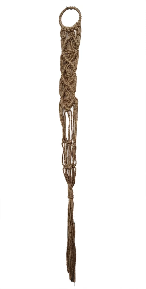 Natural Jute Macrame Plant Hanger - 47