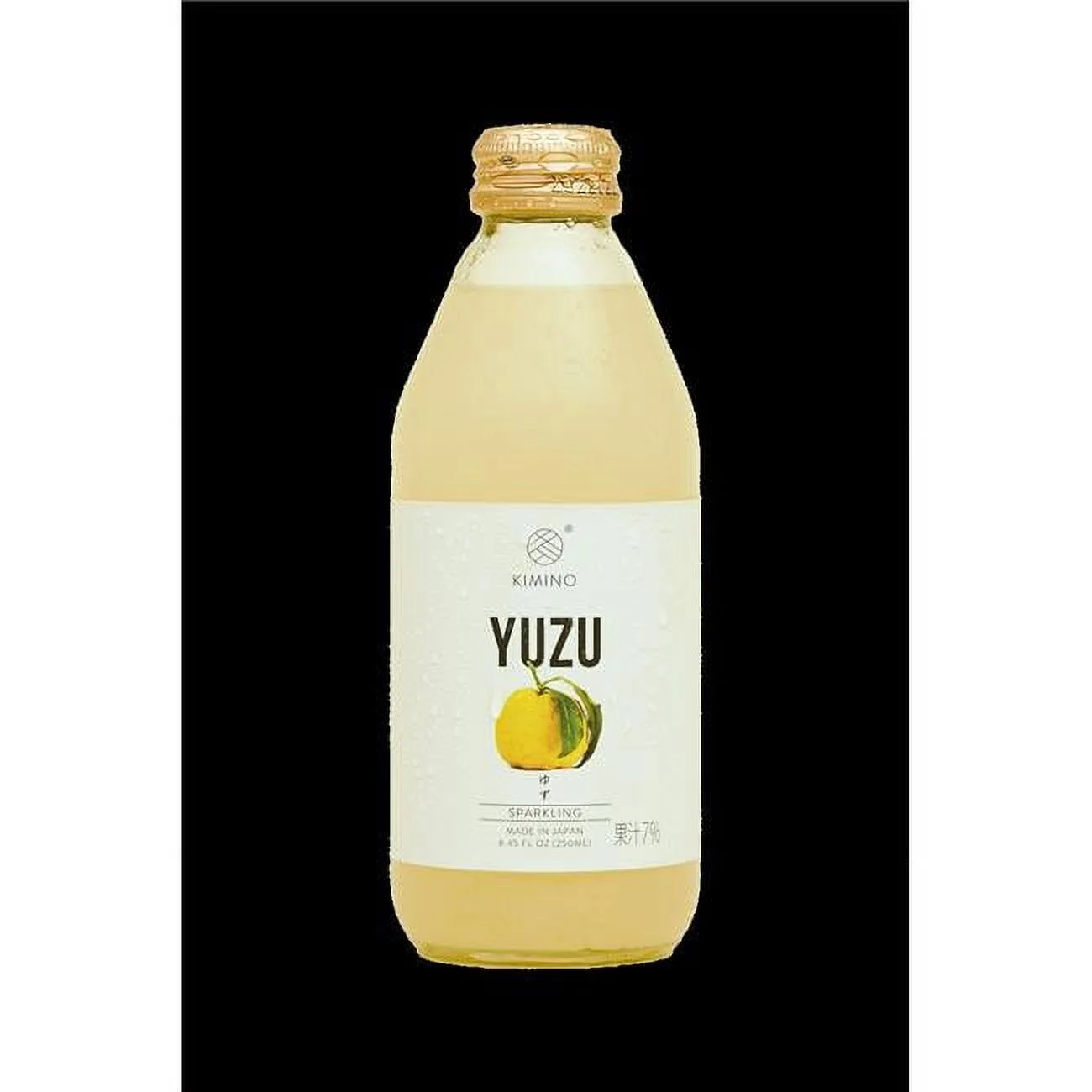 Kimino 336743 8.45 oz Yuzu Sparkling Juice, Pack of 12