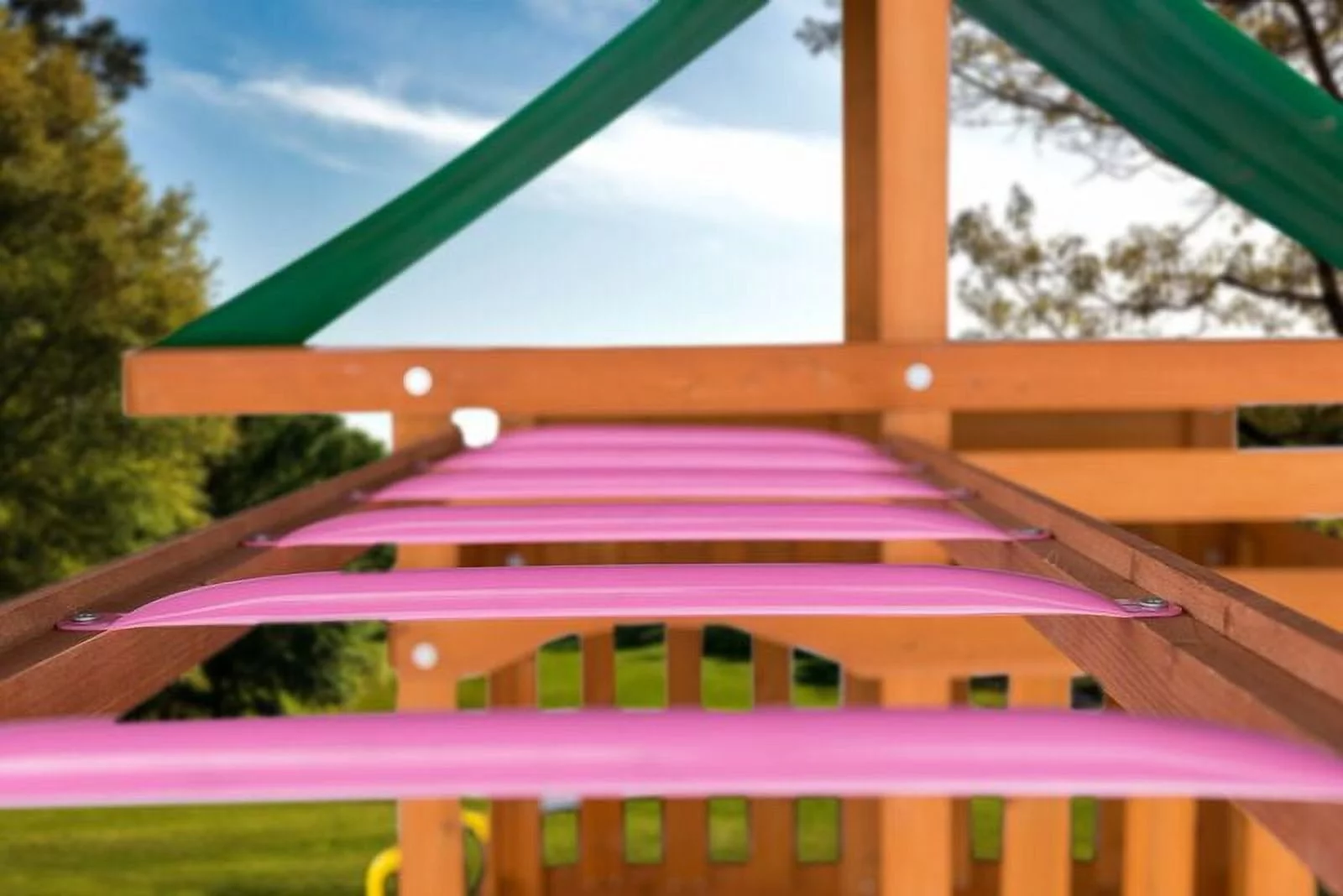 Creative Cedar Designs Monkey Bars (6 pack)- Pink