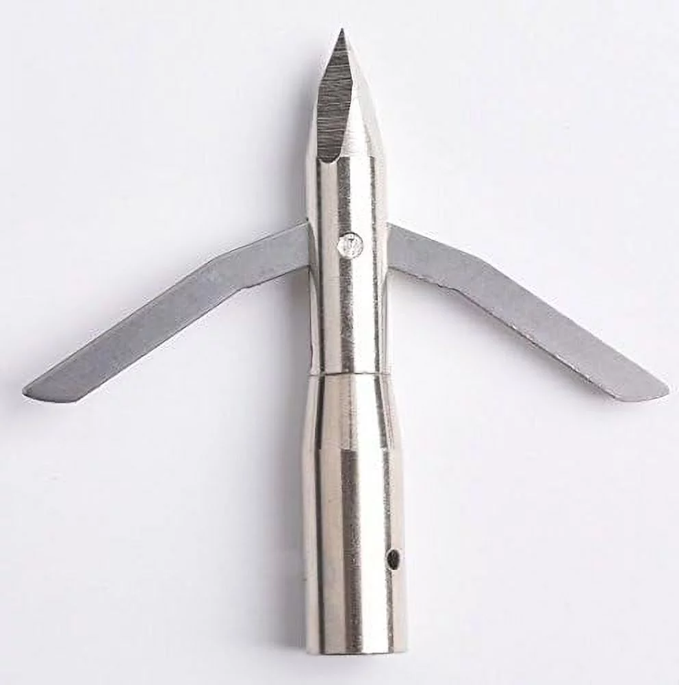 GPP 6PK Bowfishing Arrow Point Broadheads Fixed Head,Blade