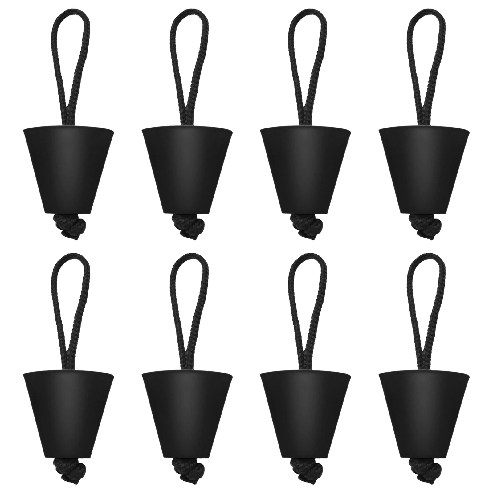 Anself Silicone Scupper Plugs for Kayak 8PCS Drain Hole Stoppers with Lanyard