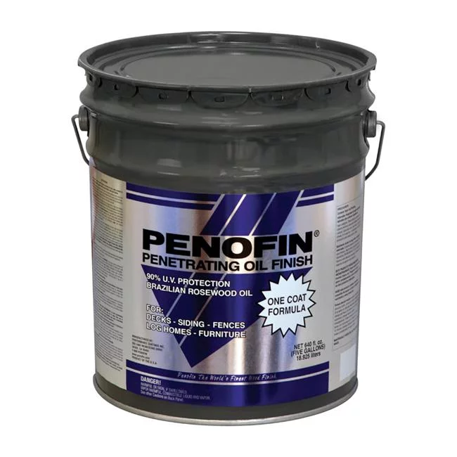 Penofin  5 gal Transparent Chestnut Oil-Based Penetrating Wood Stain - Blue