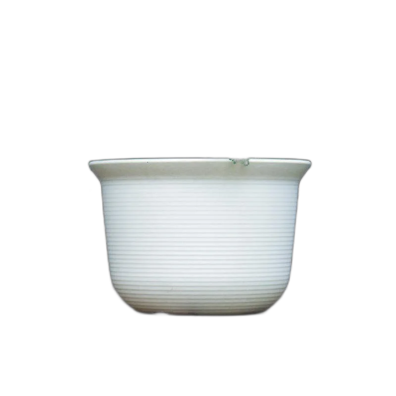 Alice Plastic Resin Bowl Control Root Green Lolly Succulent Thick Imitation Ceramic Alice Flower Pot Large No. 5 Brown 【 Chinese Bowl 】 2 Pack (With Tray)-Resin