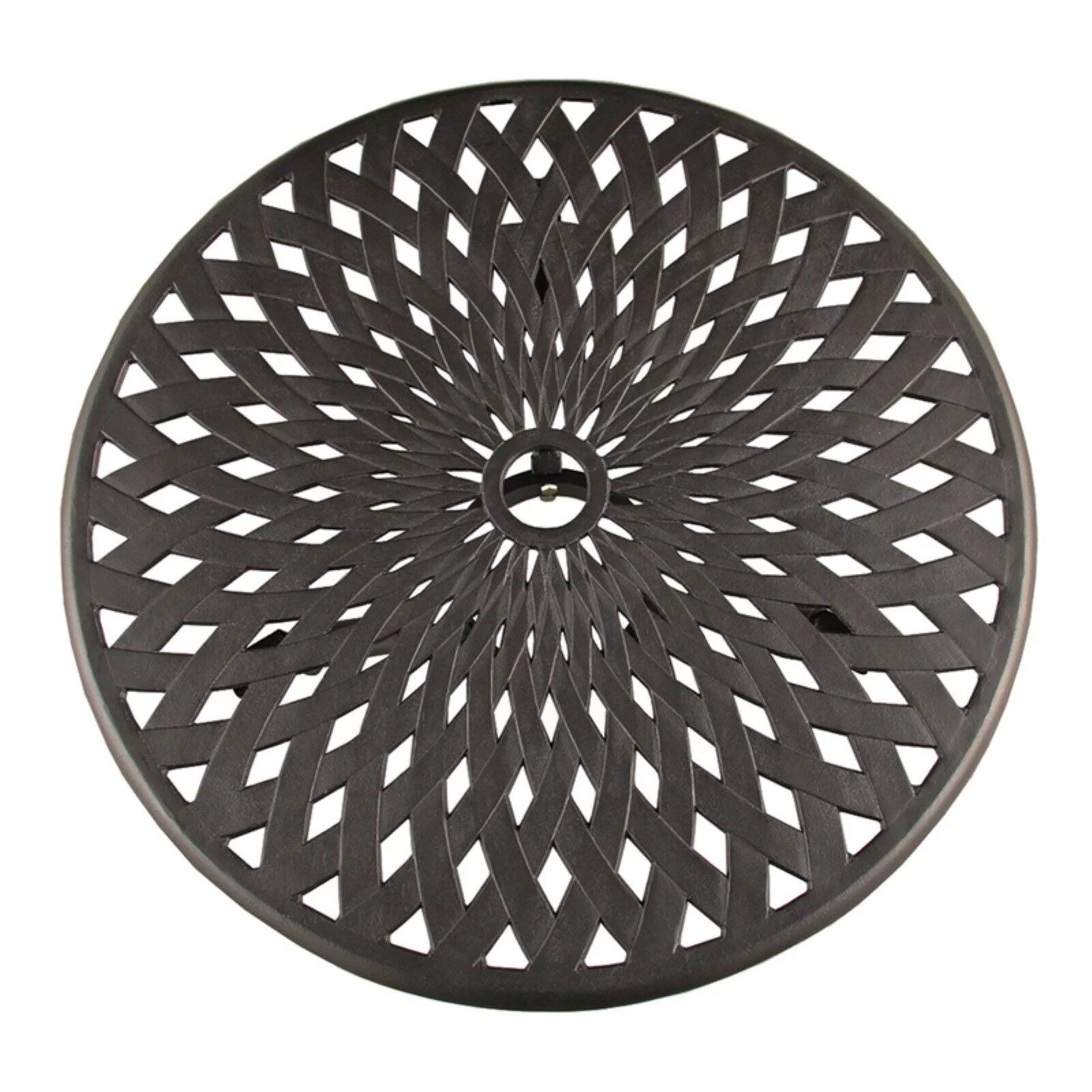 Oakland Living Modern Mesh Lattice Aluminum Bistro Set