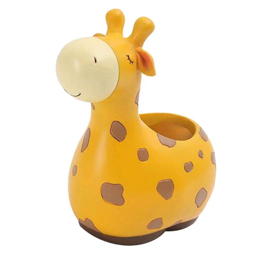 Cute Resin Animals Succulent Planter Cactus Flow Window Box - Giraffe