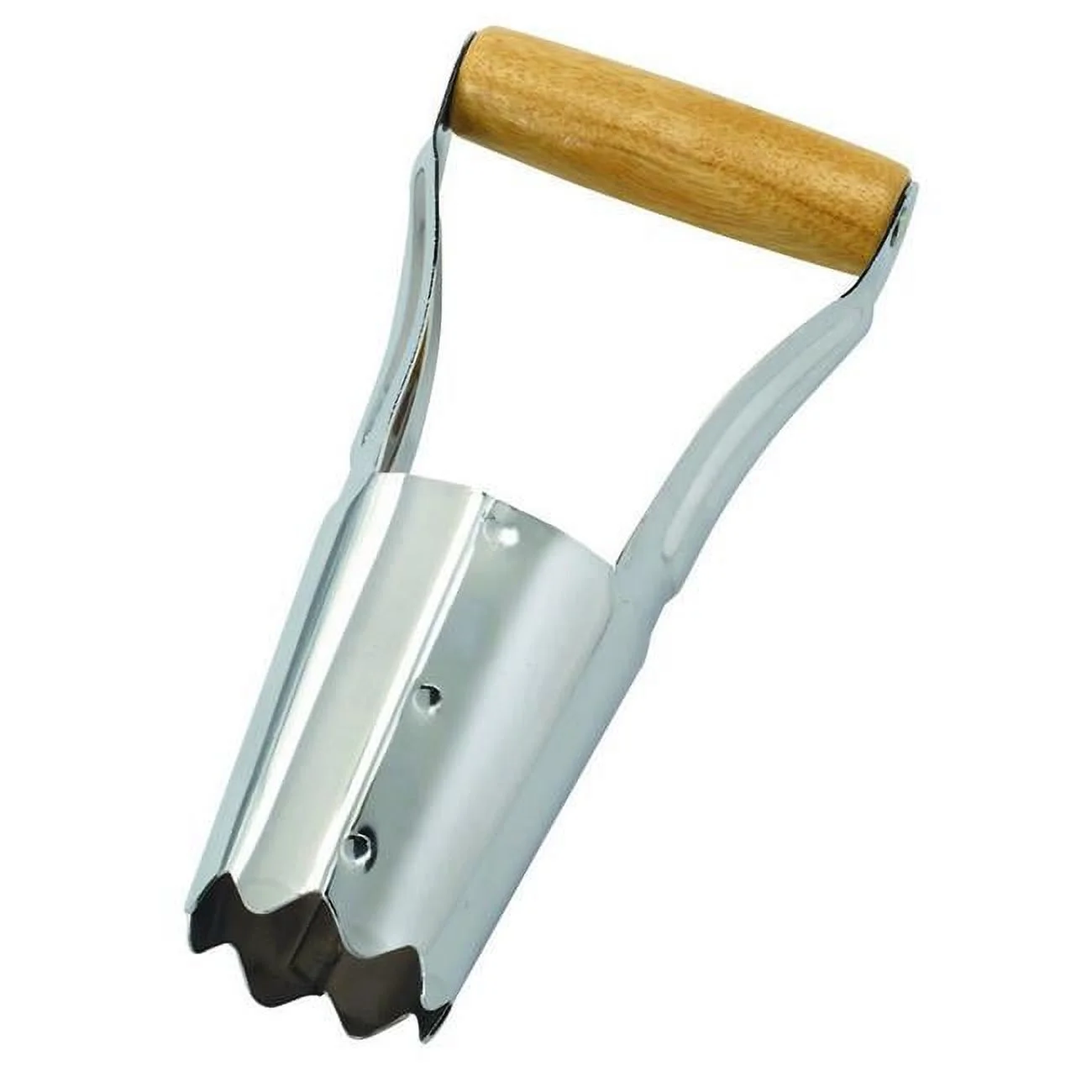 Yoho 567427 Chrome Plated Hand Bulb Planter, Natural