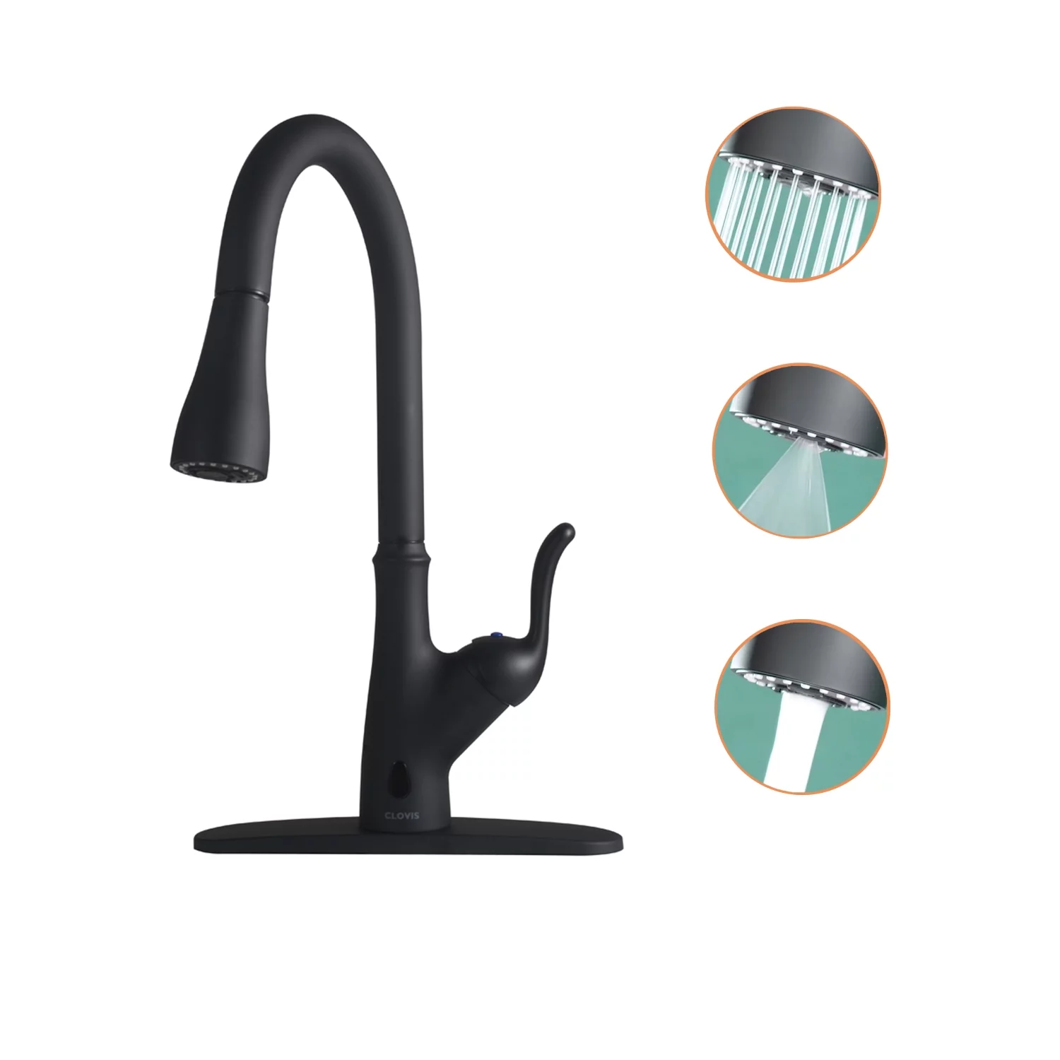 CGFHYP Pull Down Touchless Single Handle Kitchen Faucet
