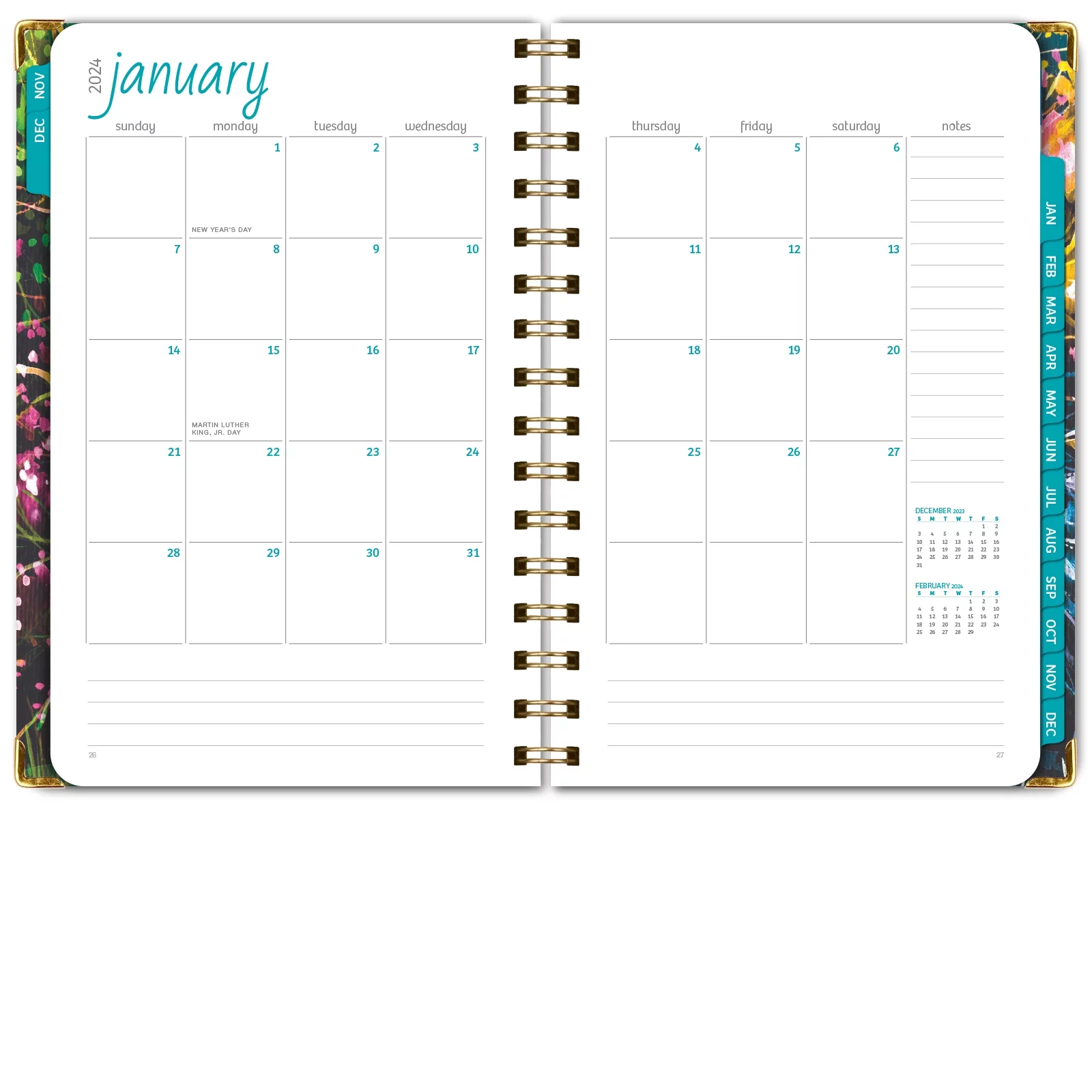 Hardcover CY 2024 Fashion Planner - 5.5