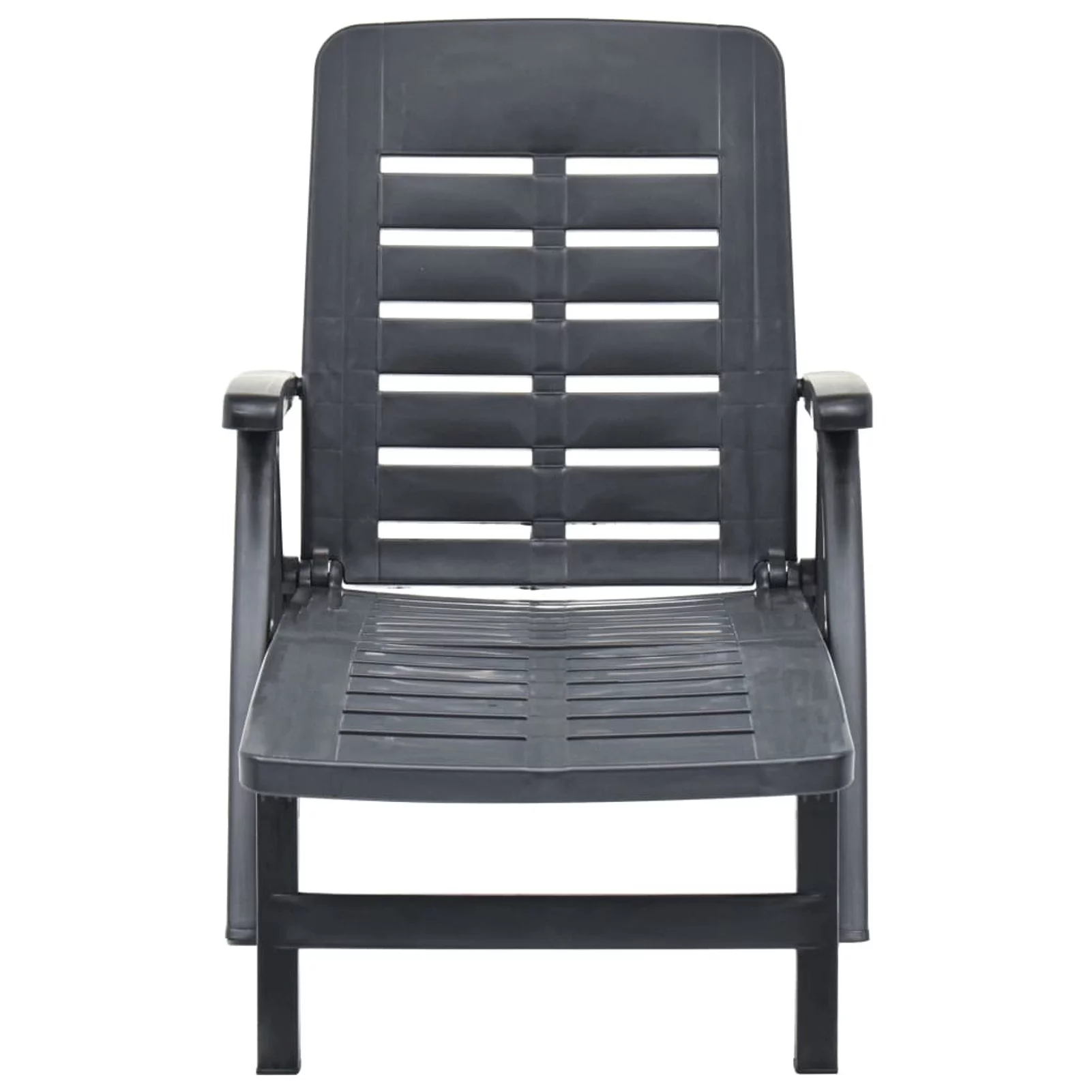 Carevas Folding Sun Lounger Anthracite