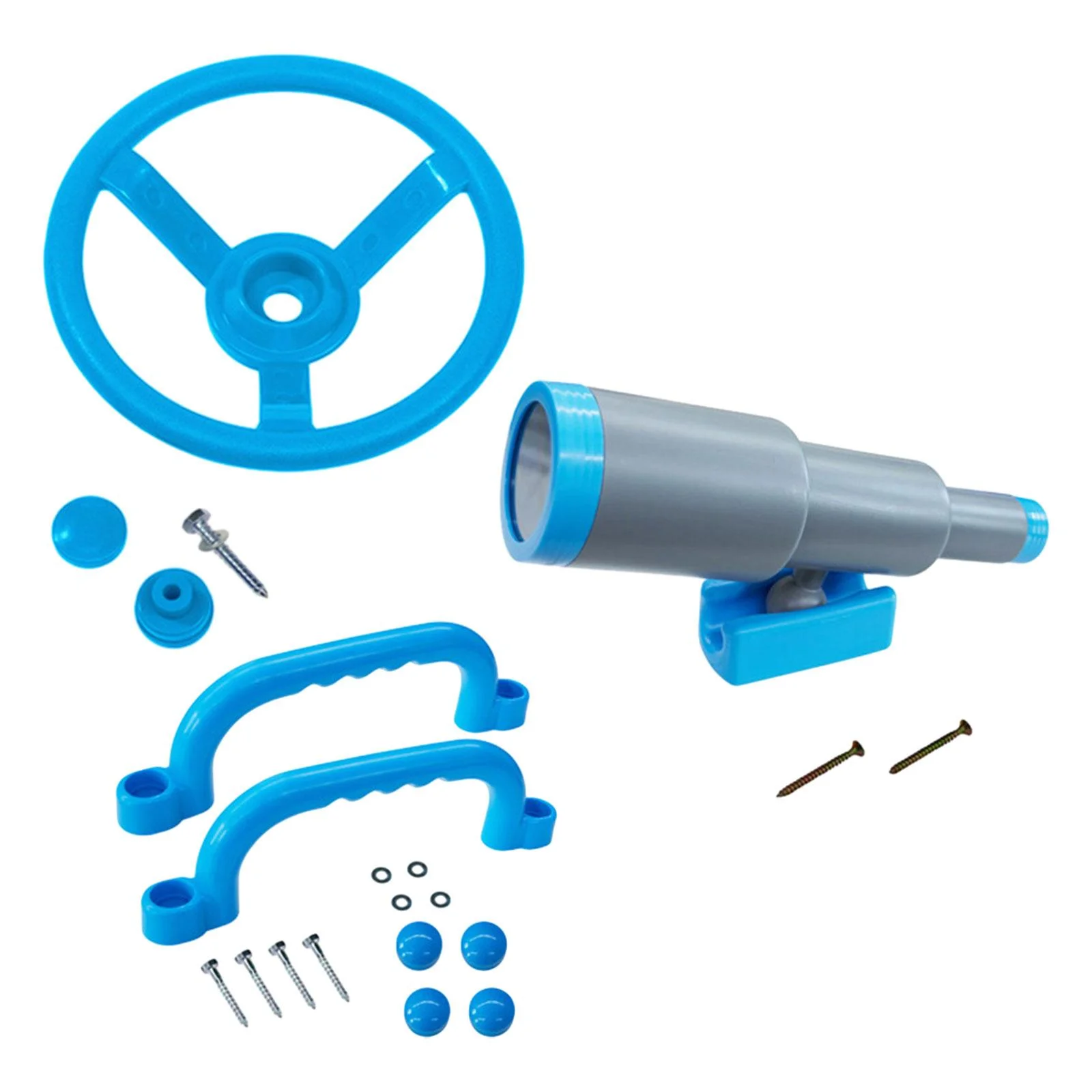 STARTIST Kids Playground Equipment Swingset Attachments Valentines Day Gifts for Kids Pirate Telescope Pirate Ship Parts for Playhouse , Blue