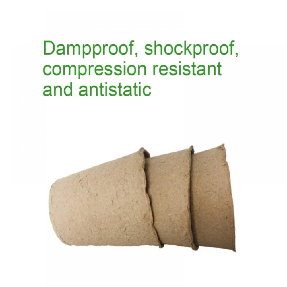 3'' Peat Pots,50 Pack Round Biodegradable Plant Starter Pots Seedling Trays