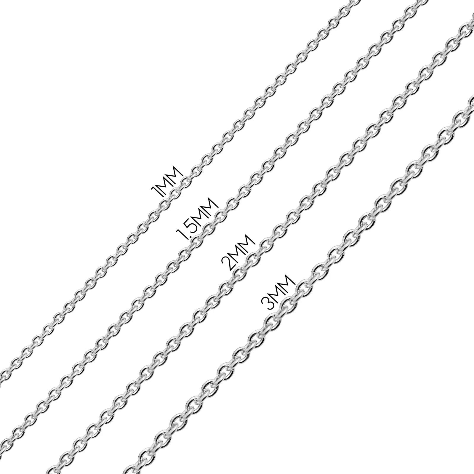 Bling Jewelry Thin Fine Box Chain .80MM Necklace Rose Gold Plated Sterling Silver