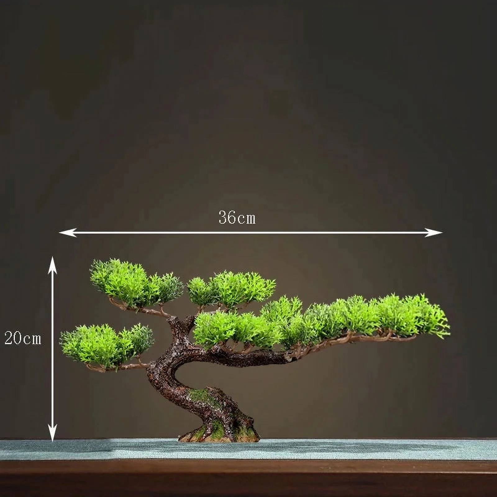 Home Decoration Potted DIY False Tree Bonsai Living Room Chinese Style Hotel Porch Landscape Decoration Green Plant Decoration