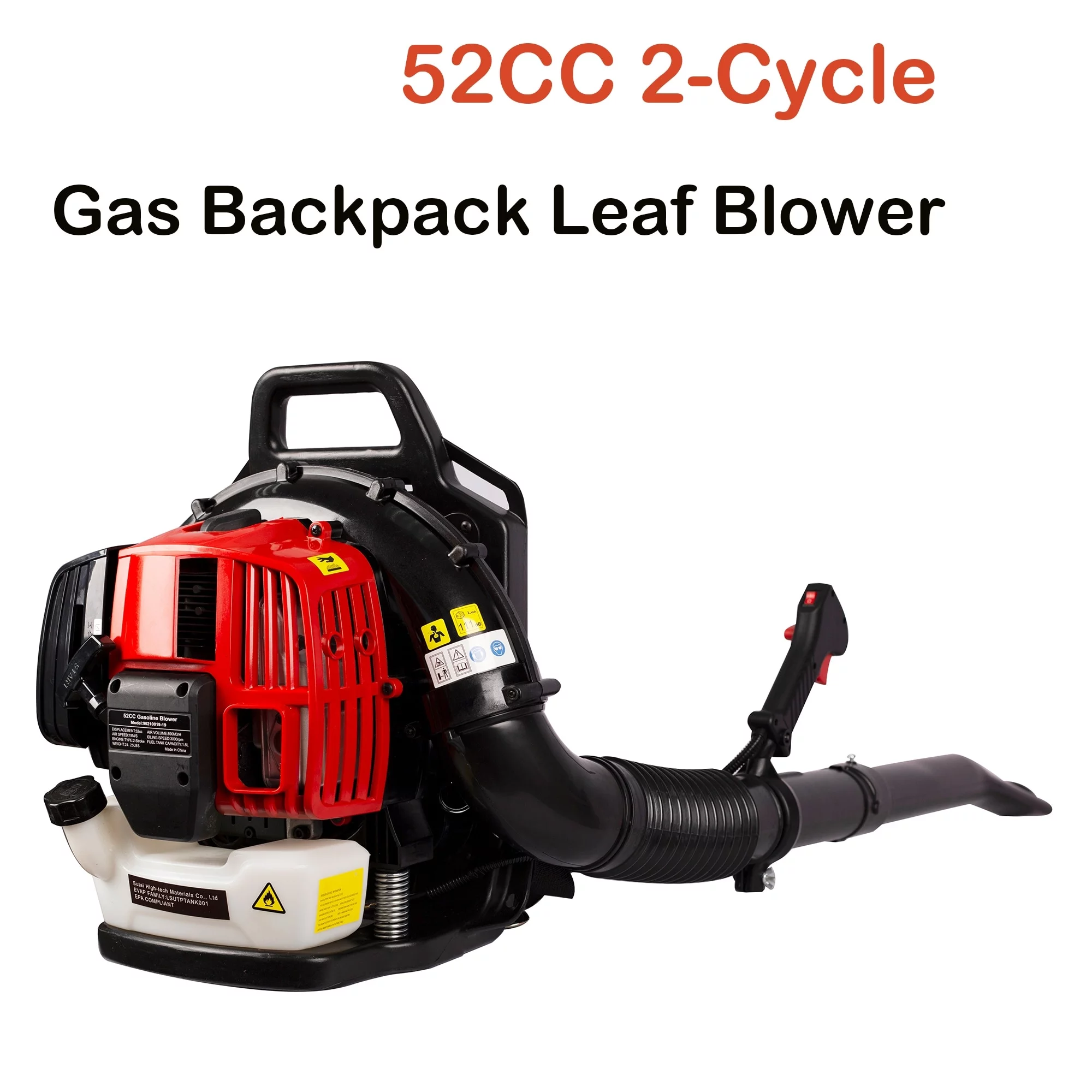 Gas Leaf Blower 52cc-2 Cycle with extension tube Backpack Blower - 68.5
