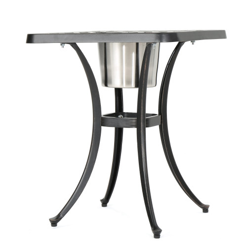 AVA BISTRO TABLE WITH ICE BUCKET