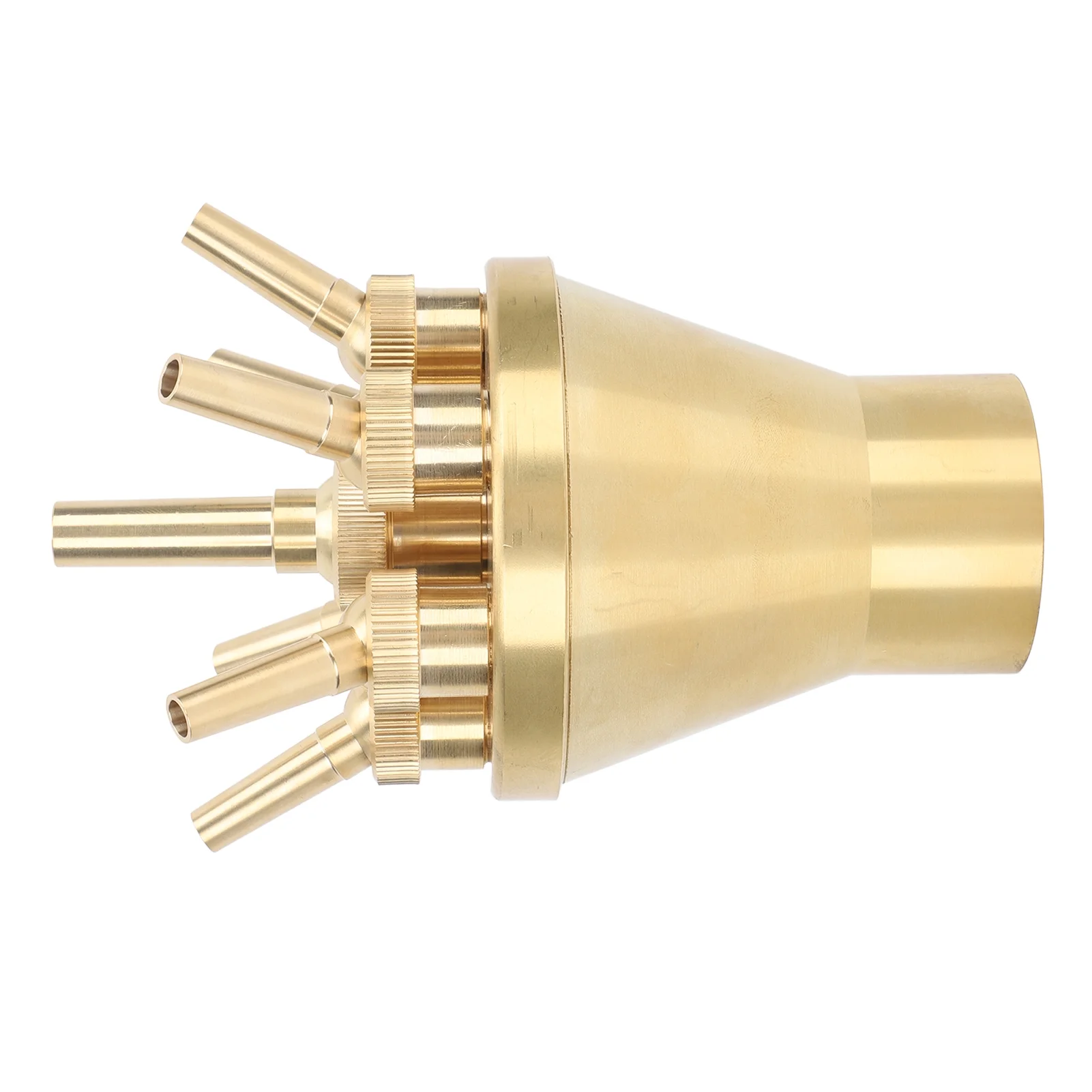 Water Fountain Nozzle, Universal Copper Direct Spraying Adjust Pool Sprinkler Head for Garden(G2”)