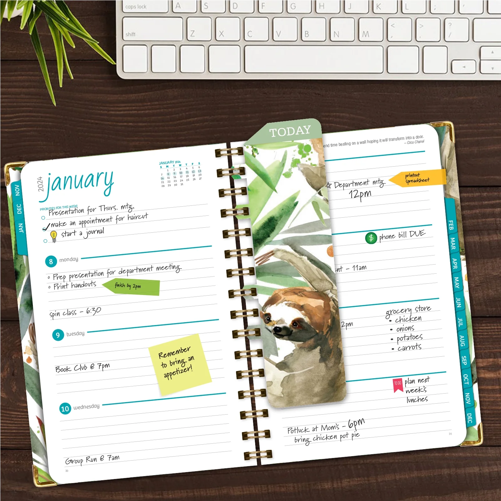 Hardcover CY 2024 Fashion Planner - 5.5