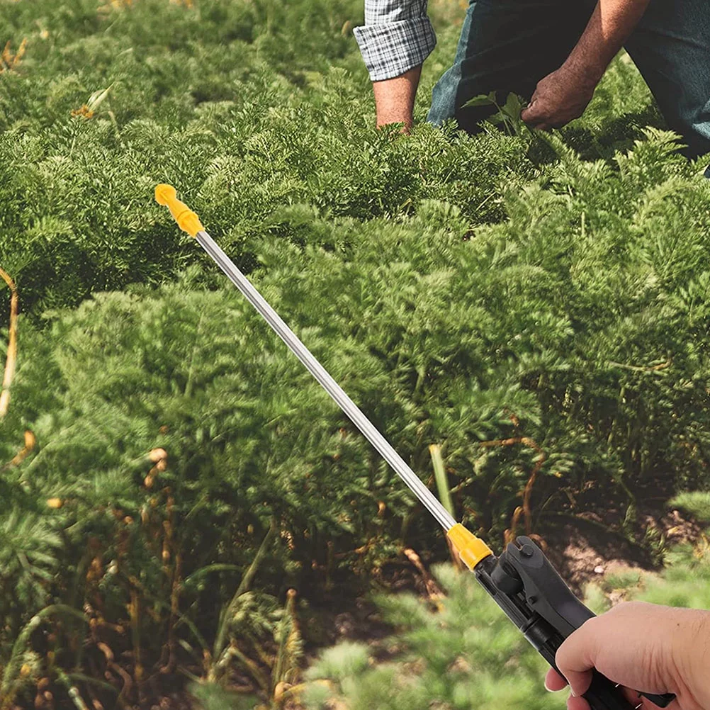 Qumonin Stainless Steel Sprayer Wand Extension - 4Pcs Telescopic Garden Watering Pole