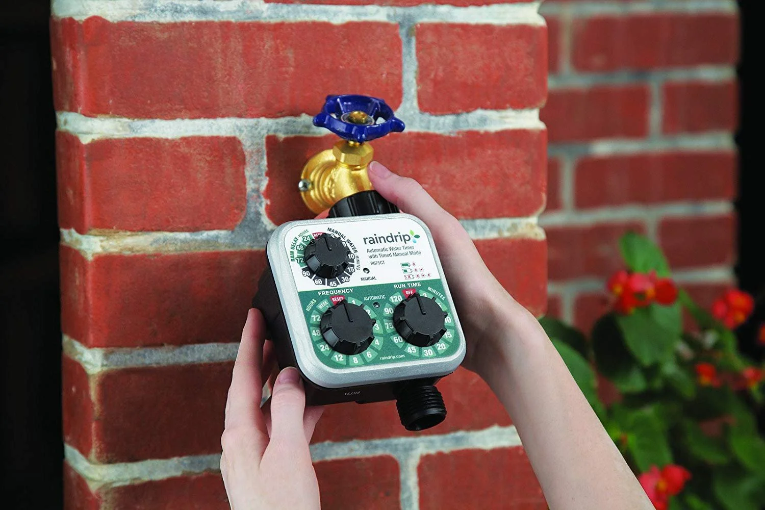 Raindrip R675CT Analog 3-Dial Water Timer, 1, Multi