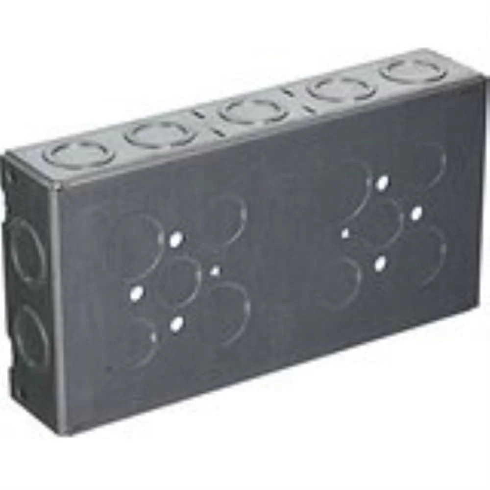 Raco 4-1/2 in. Rectangle Steel 3 gang Electrical Box Gray