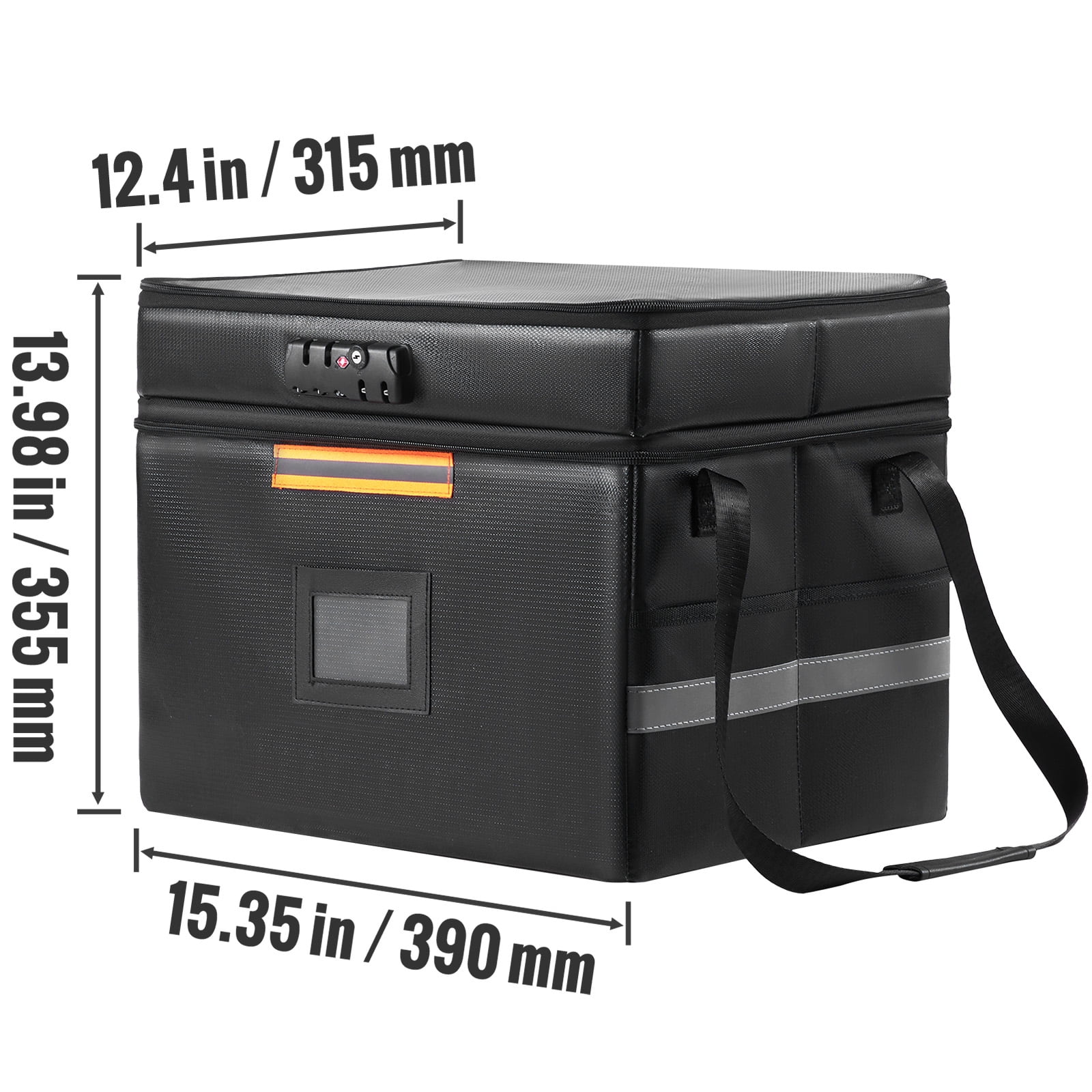 SKYSHALO Fireproof Document Box 2000℉ Fireproof & Waterproof Document Bag