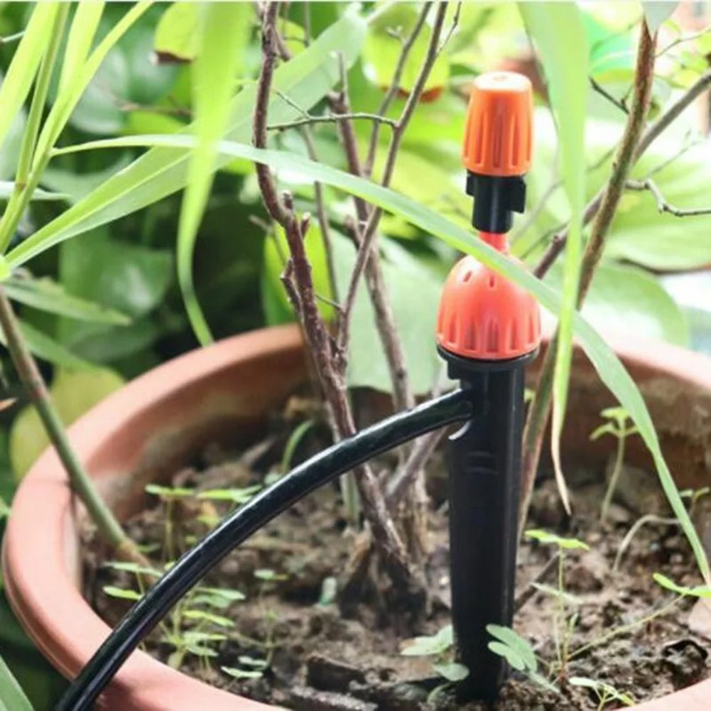 10X Auto Lawn Garden Watering Spray Misting Nozzle Sprinkler Irrigation System