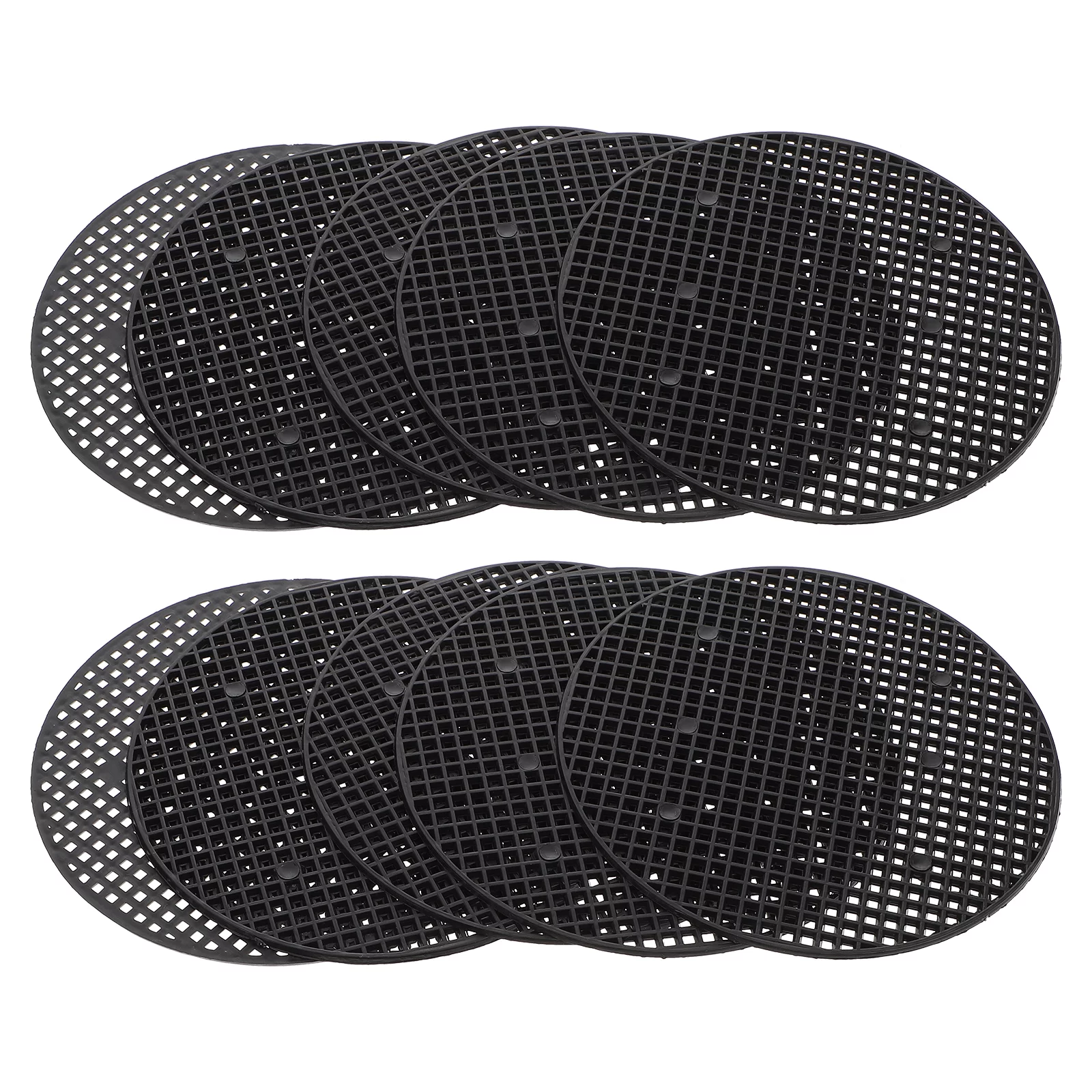 Pot Planter Round Flowerpot Mesh Pads 10 Pcs Bottom Posie Pots Planters Hole Mat Drainage Screens