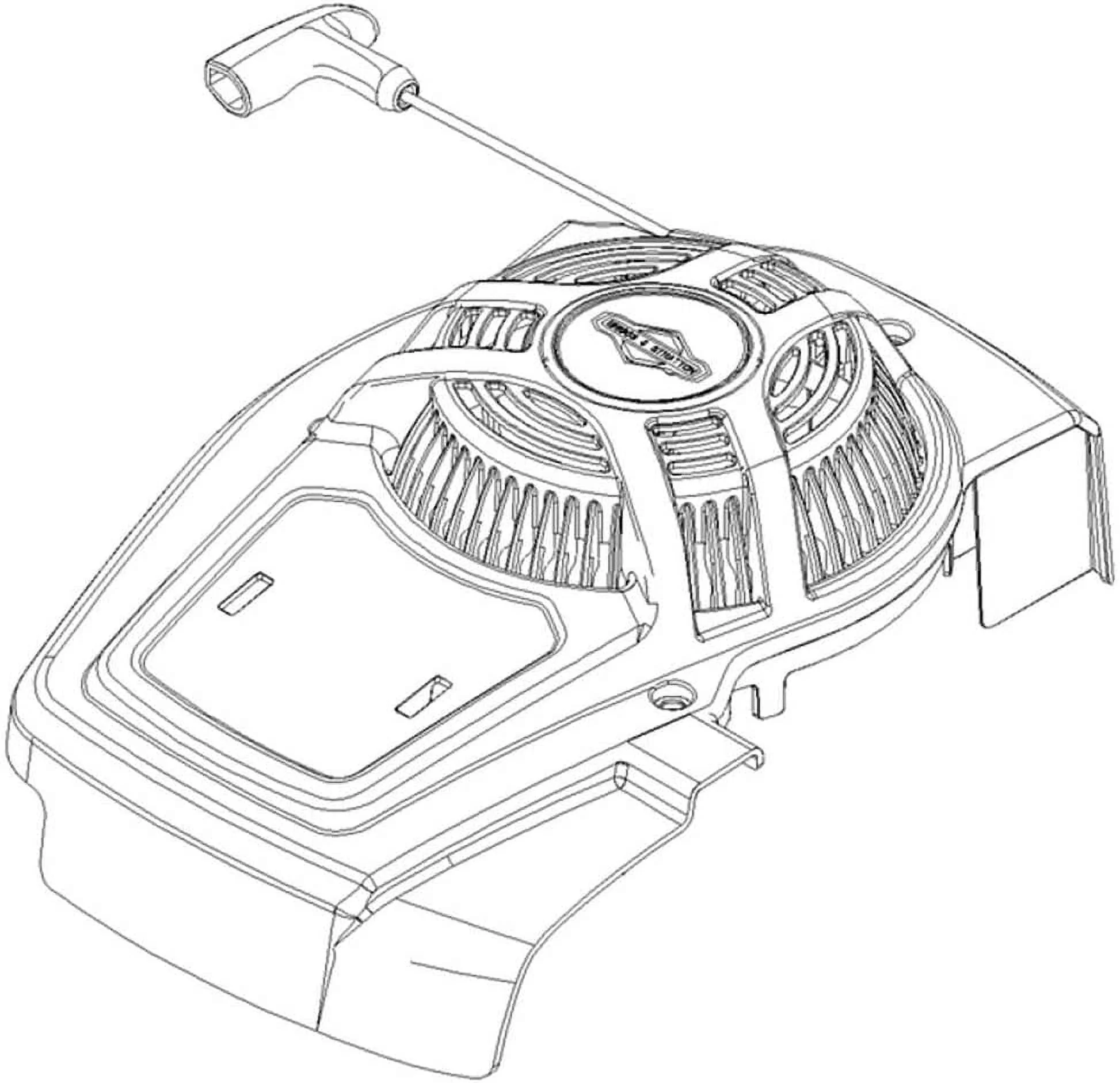 Briggs & Stratton 597279 Lawn & Garden Equipment Engine Recoil Starter Assembly Genuine Original Equipment Manufacturer (OEM) Part