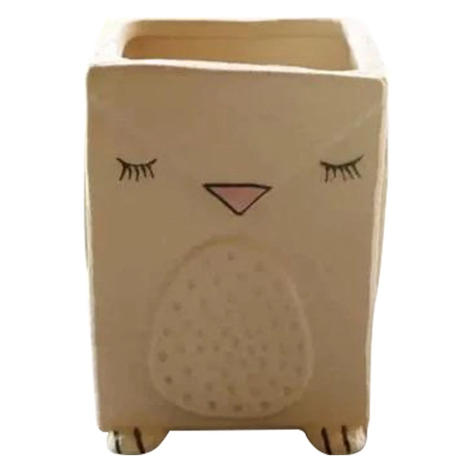 NLLSHGJ Cute Farm Ceramic Cartoon Flowerpot 1PC Simple and Cartoon Fleshy Flowerpot Gardening Potted Fleshy Flowerpot Animal Flowerpot