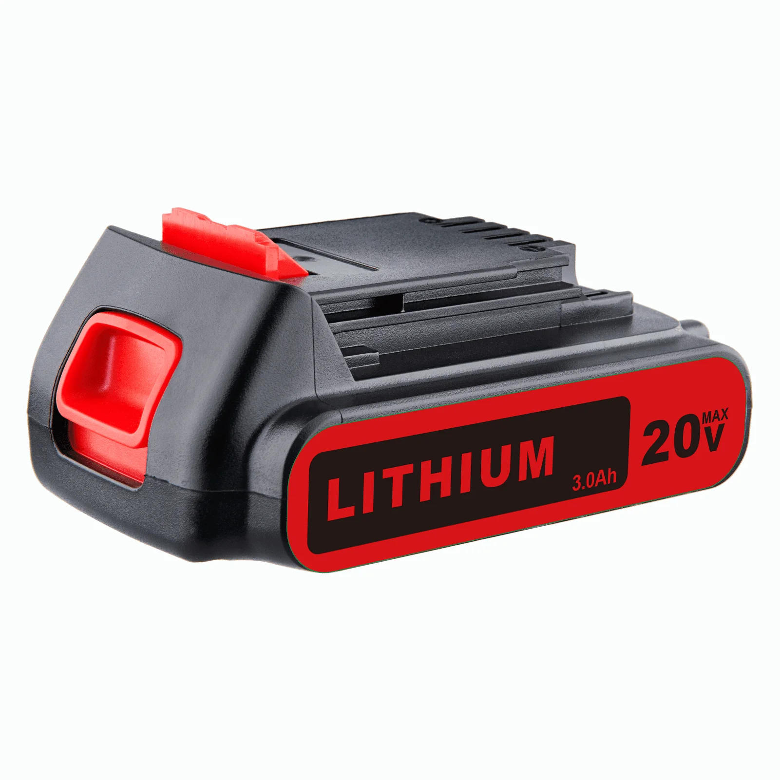 Vinida 20V 3000mAh For Black and Decker Battery Li-ion Black and red Compatible with LBXR20 LB20 LBX20 LBXR2020-OPE