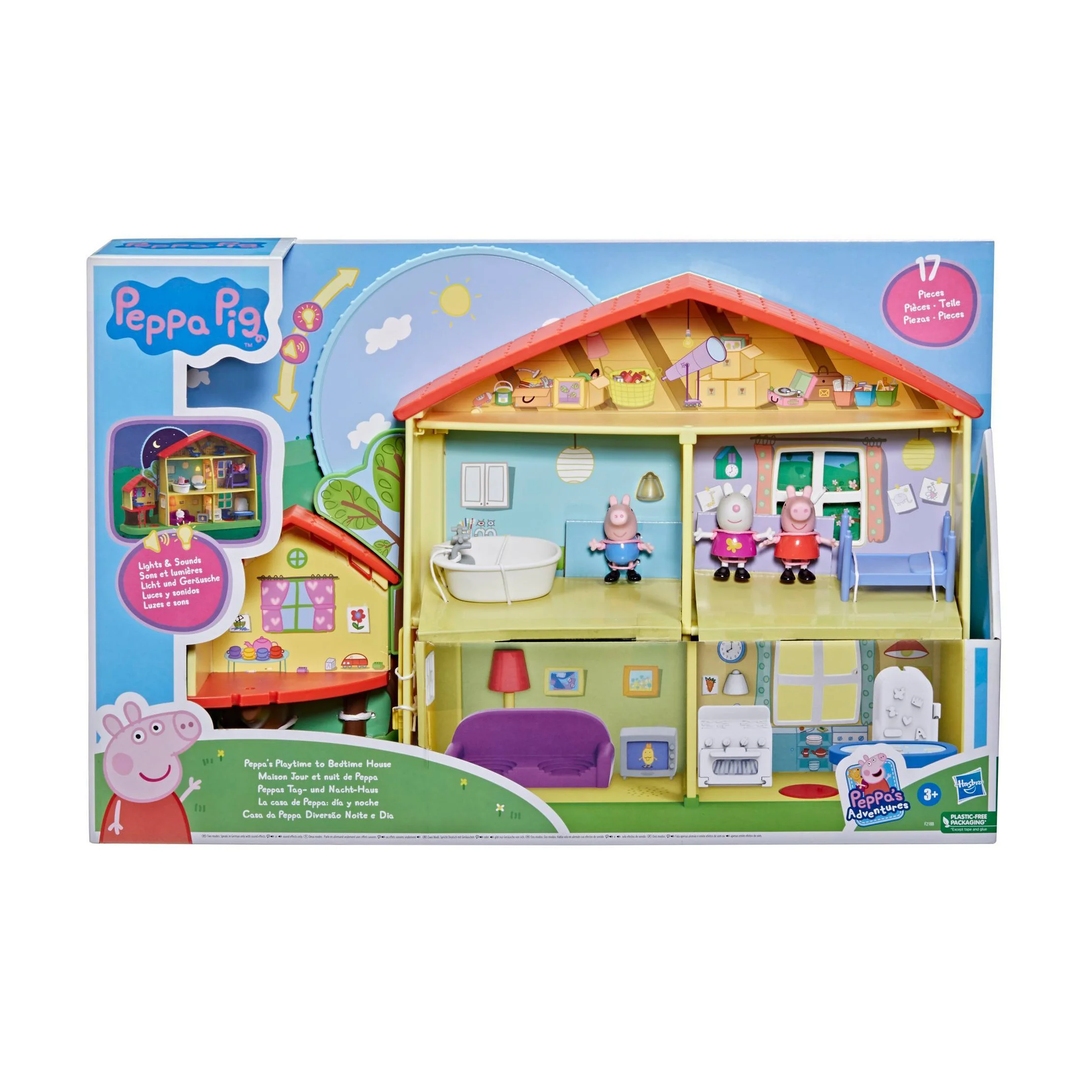 Peppa Pig Peppa's Playtime to Bedtime House Playset