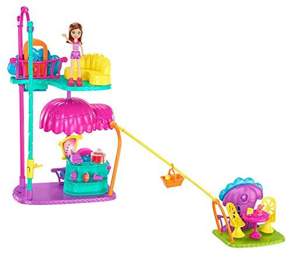 Polly Pocket Wall Party Cafe Playset