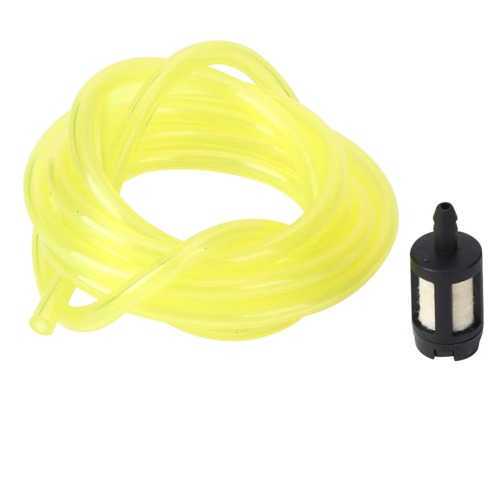 ZPSHYD Chainsaw Fuel Filter, 4Pcs Petrol Fuel Gas Line Hose with 8pcs Fuel Filter Chainsaw Accessory Replacement