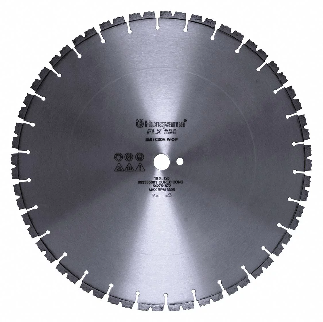 Husqvarna Diamond Saw Blade,Blade Dia. 20 in. FLX 230 20
