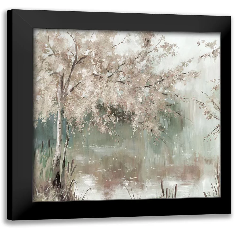 Pearce, Allison 12x12 Black Modern Framed Museum Art Print Titled - Willow Peace