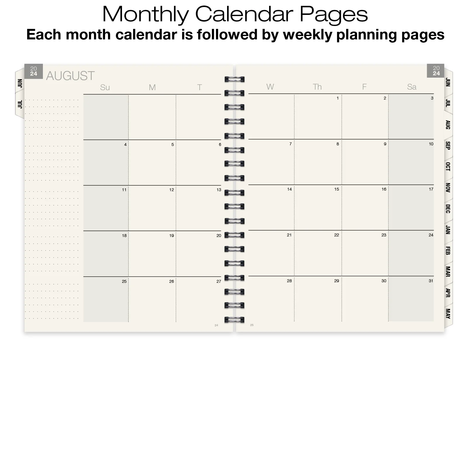 Essential Monthly & Weekly Planner 7