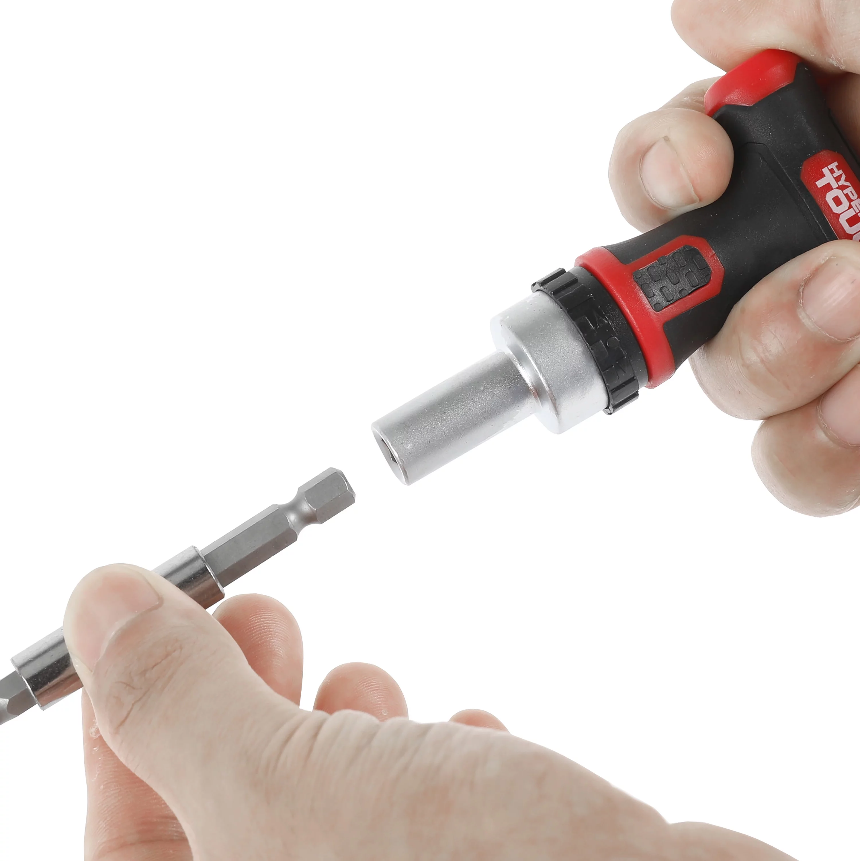 Hyper Tough 50-Piece T-Handle Driver and Drill Bit Set in Click Fit™ Case, 42036CF