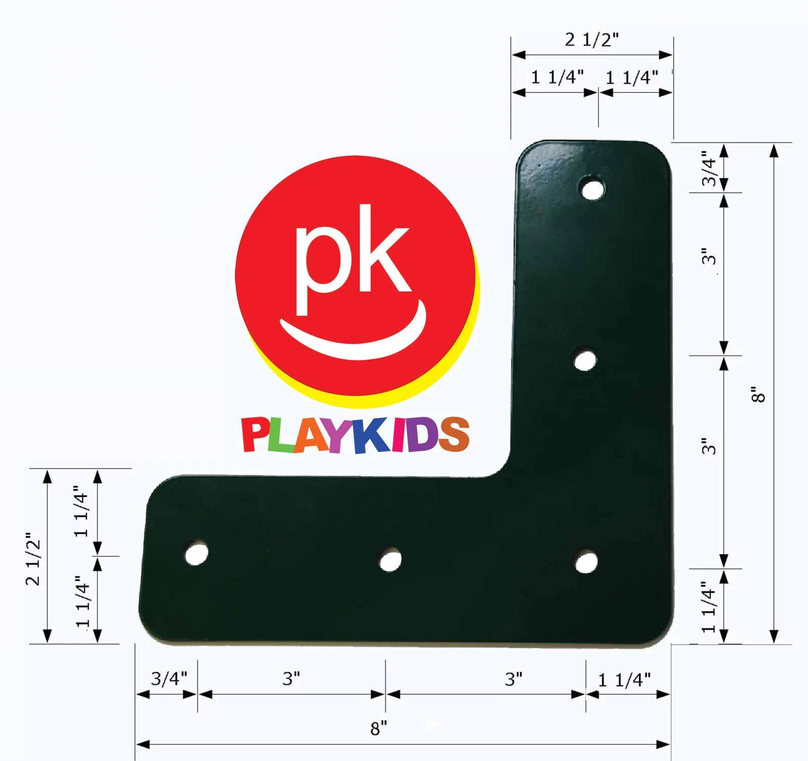 Playkids Swing Set L-Bracket 8