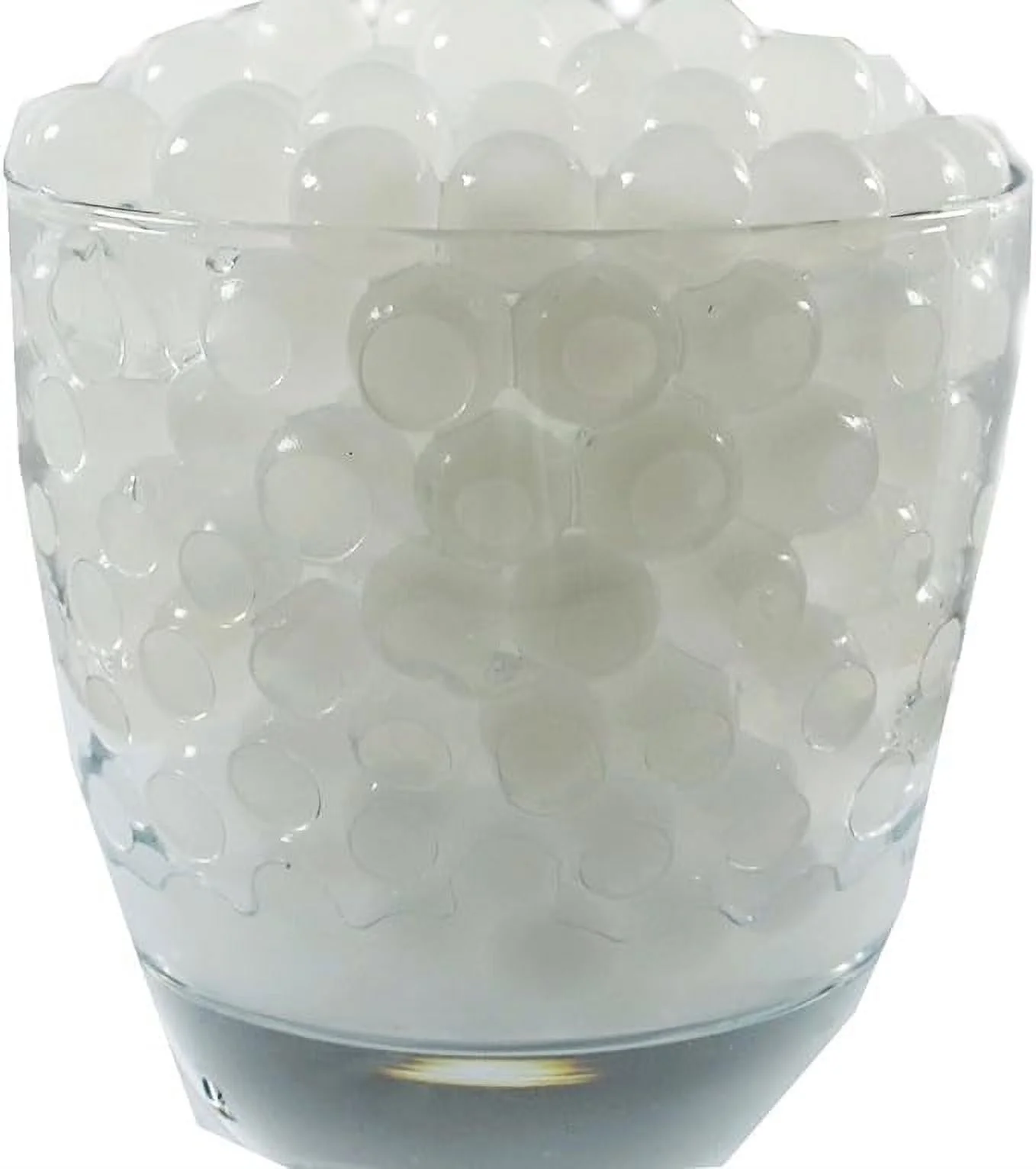 Elegant and Easy DIY Table Centerpieces for Events, Parties, Weddings, Home, and Office Decor: Vase Fillers, Floral Arrangement Displays with Water Gel Beads. 8 Oz. White