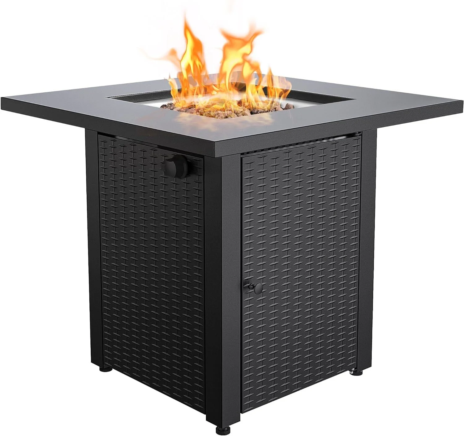 50,000 BTU Propane Fire Pit Table with Piezoelectric Ignition System - Cozy Outdoor Gathering Spot