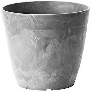 Round Planter, 6-Inch, Grey