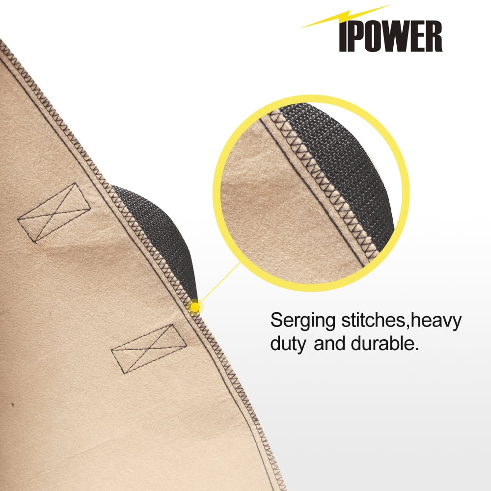 NEWCE   15-Gallon 5-Pack Grow Bags Fabric Aeration Pots Container with Strap Handles Tan Color