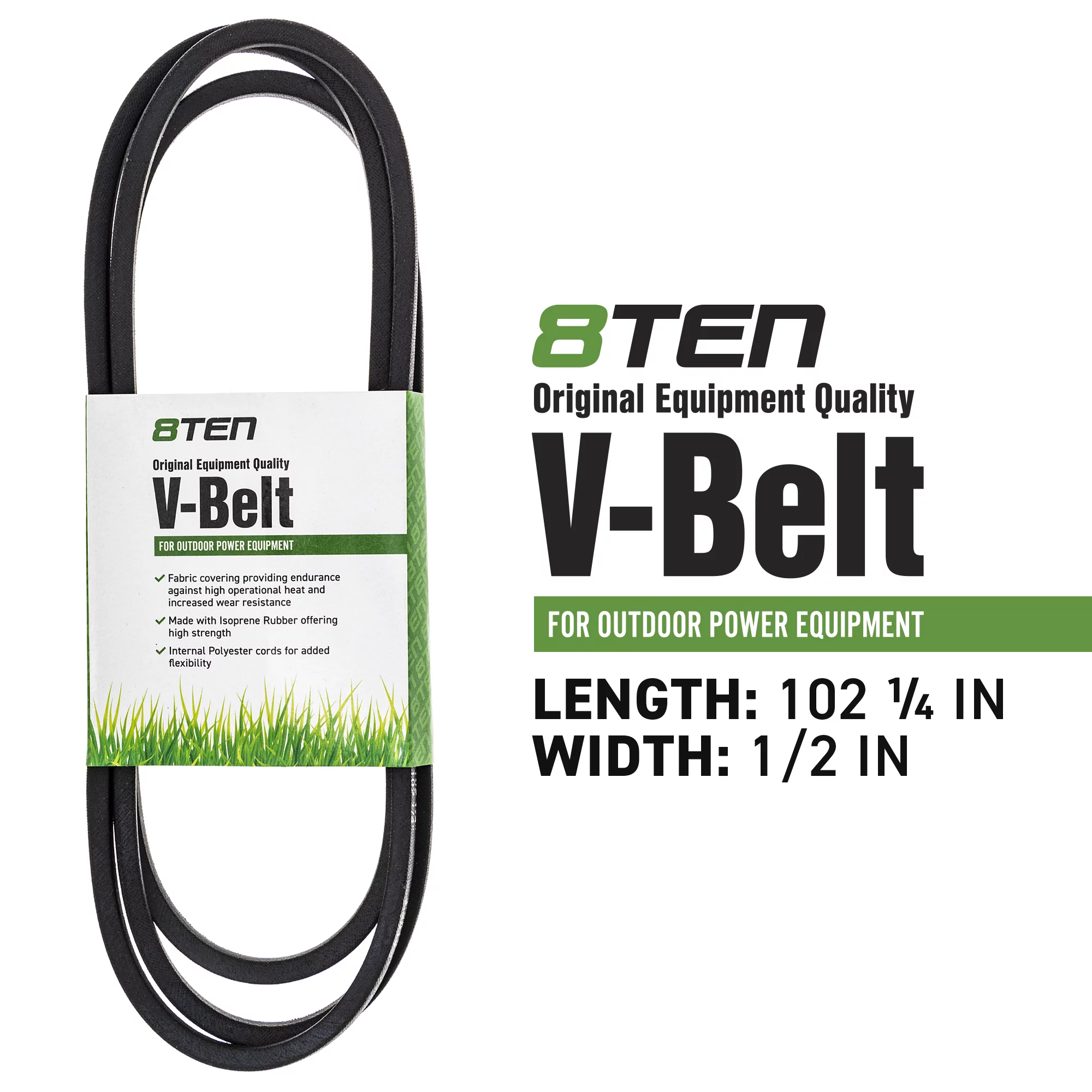 8TEN Drive Belt for Honda John Deere LX172 22431-V09-A01 M110978 810-CBL2377T