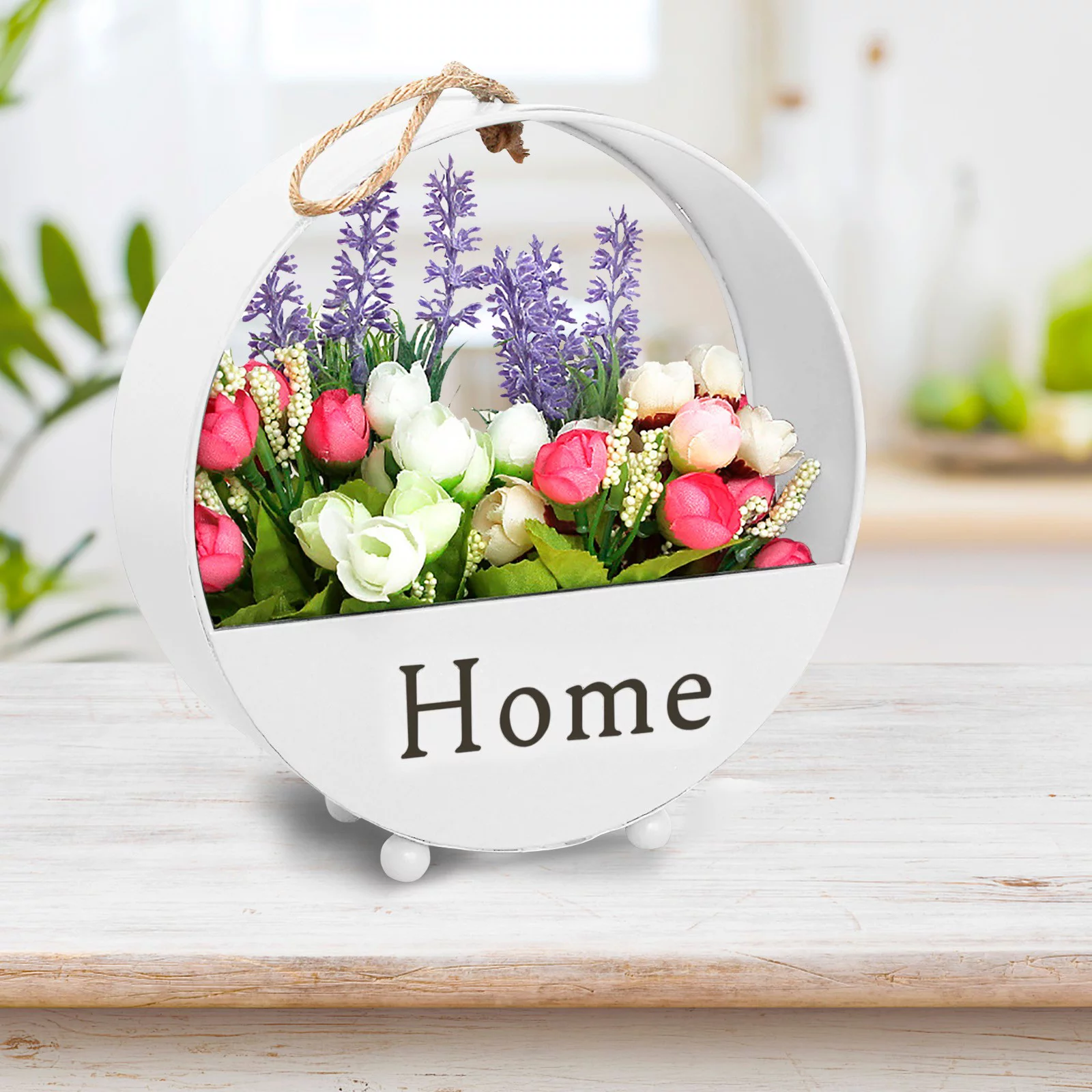 Bnnlsa Flower Pots Plant Flower Wall Arrangement Flower Flower Wrought Pot Creative Pot Patio & Garden