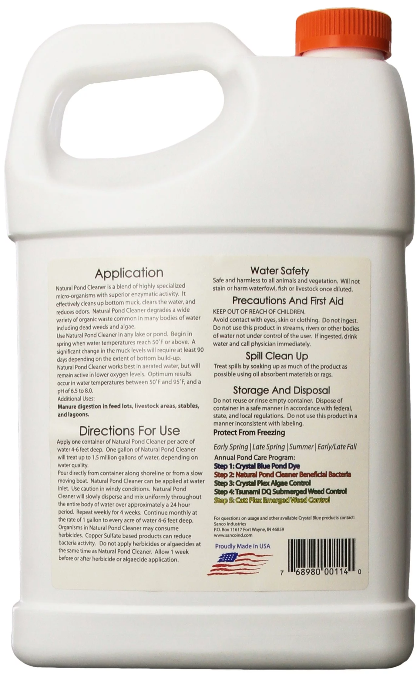 Crystal Blue Pond Cleaner 1 gal